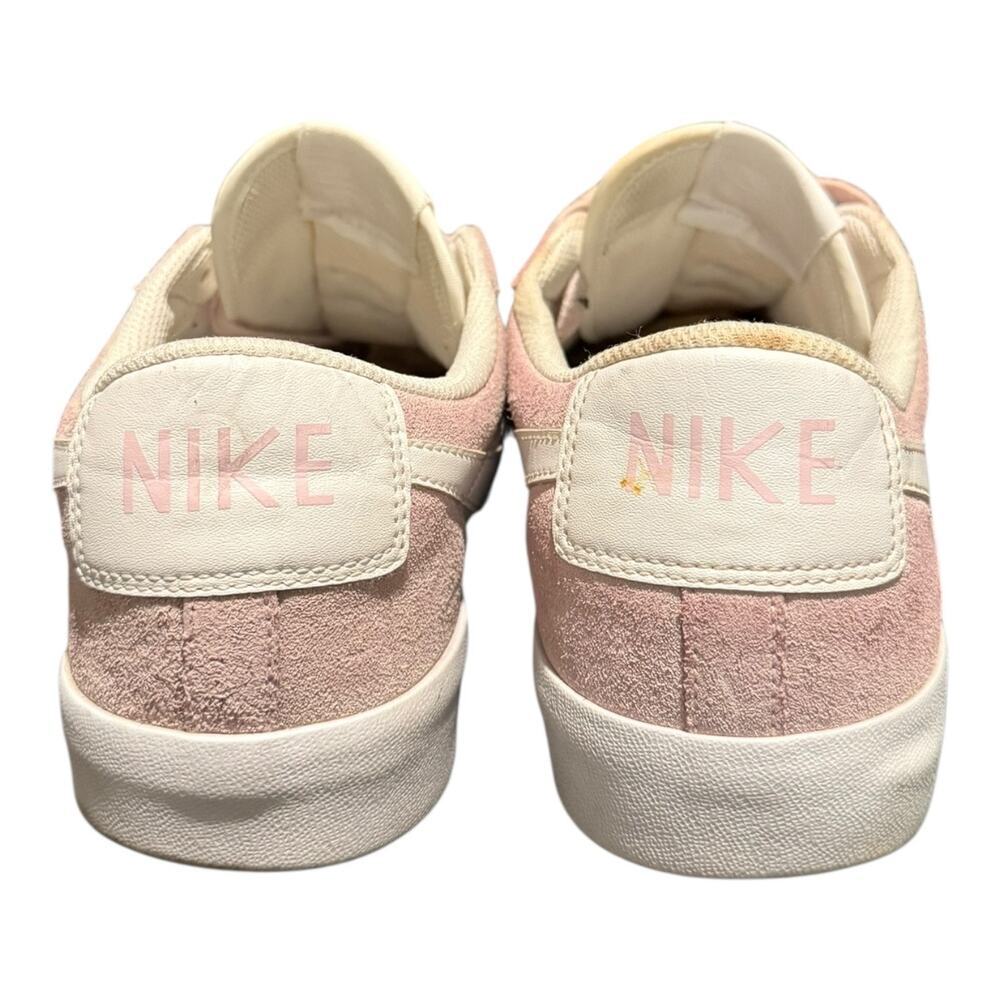 Nike Blazer Low Suede Trainers Men’s Size 10.5 CZ4703-600 Pink White Sneakers - Picture 6 of 9